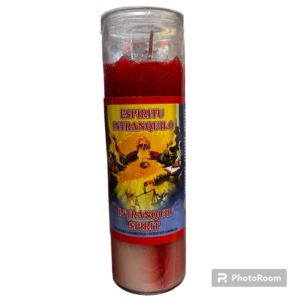 Intranquil spirit 7 days candle/ vela espiritu intranquilo 7 dias